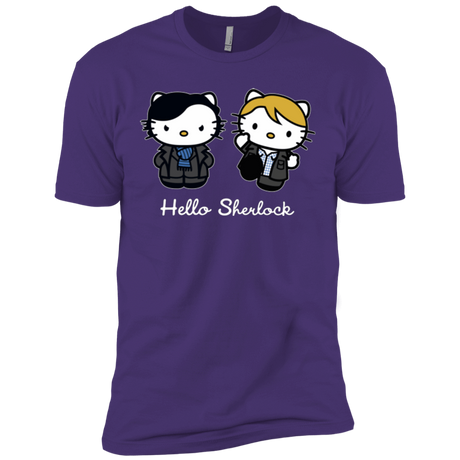 T-Shirts Purple / X-Small Hello Sherlock Men's Premium T-Shirt