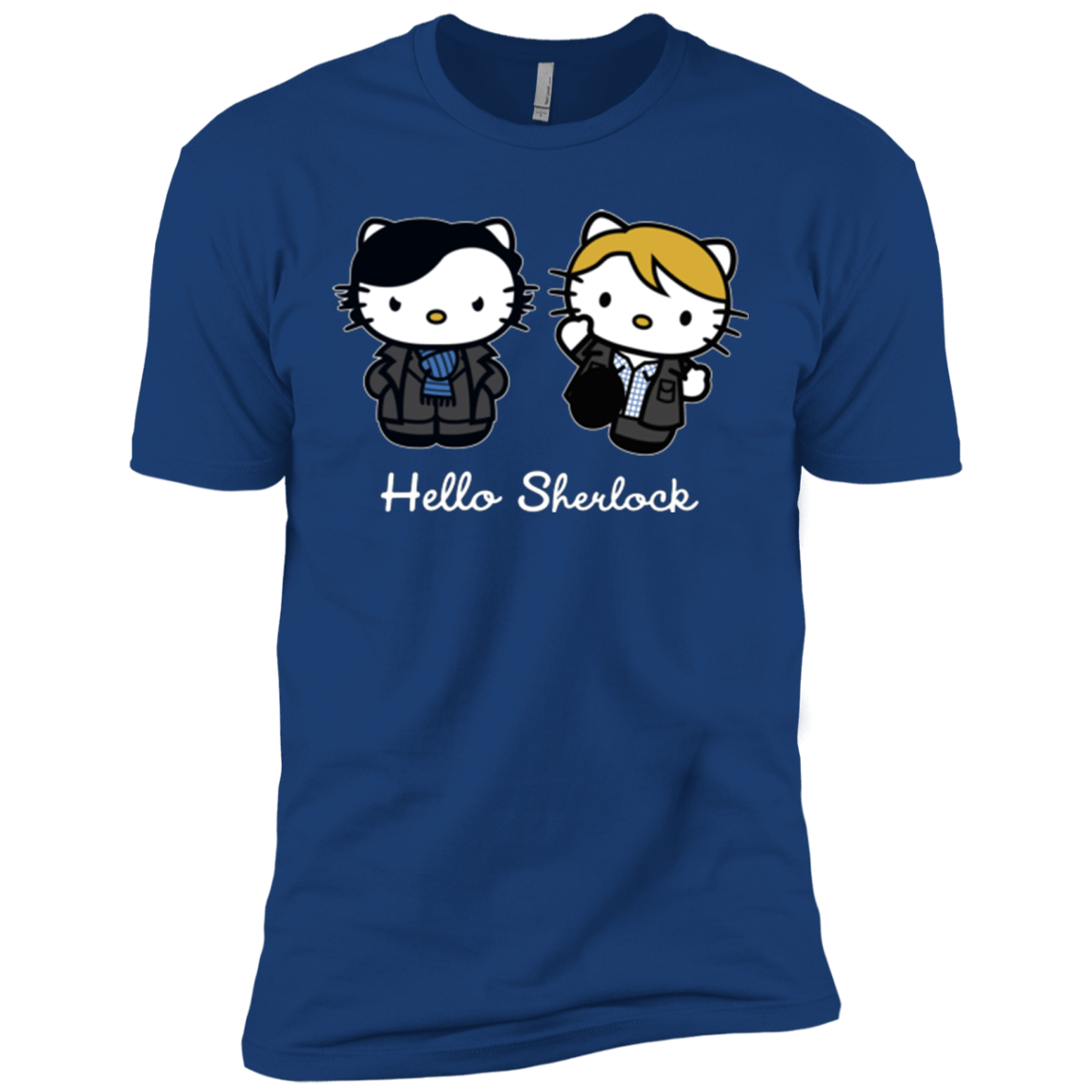 T-Shirts Royal / X-Small Hello Sherlock Men's Premium T-Shirt