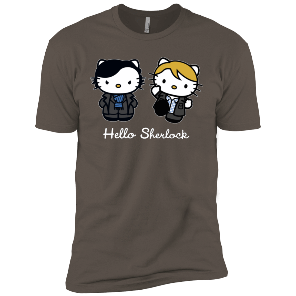 T-Shirts Warm Grey / X-Small Hello Sherlock Men's Premium T-Shirt