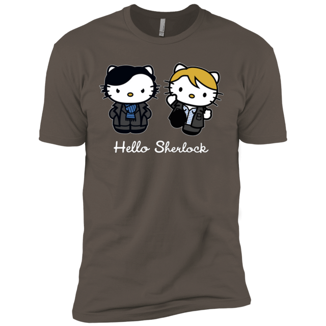 T-Shirts Warm Grey / X-Small Hello Sherlock Men's Premium T-Shirt
