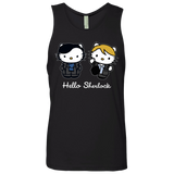 T-Shirts Black / Small Hello Sherlock Men's Premium Tank Top