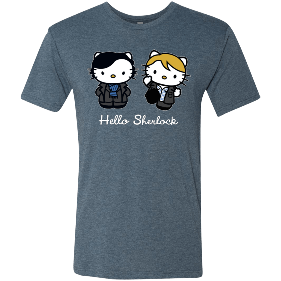 T-Shirts Indigo / Small Hello Sherlock Men's Triblend T-Shirt
