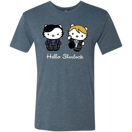 T-Shirts Indigo / Small Hello Sherlock Men's Triblend T-Shirt