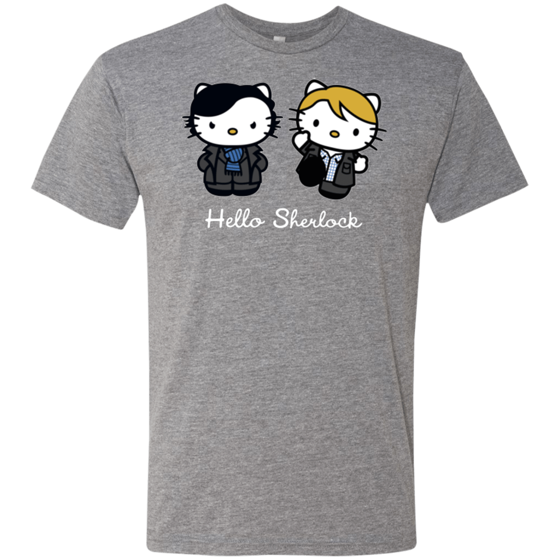 T-Shirts Premium Heather / Small Hello Sherlock Men's Triblend T-Shirt