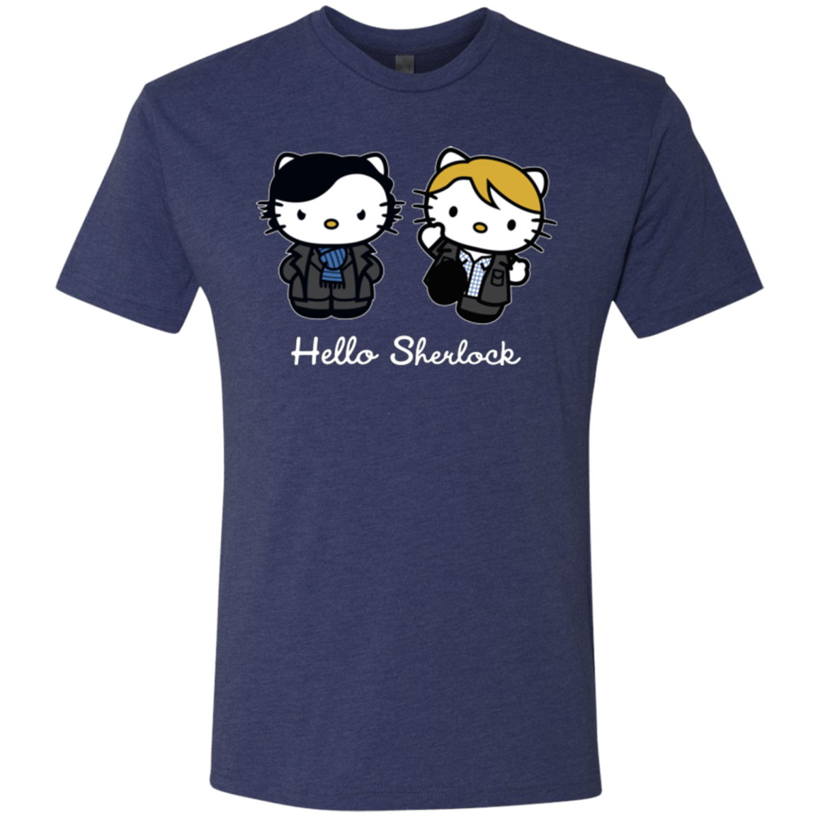 T-Shirts Vintage Navy / Small Hello Sherlock Men's Triblend T-Shirt