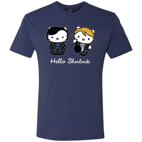 T-Shirts Vintage Navy / Small Hello Sherlock Men's Triblend T-Shirt