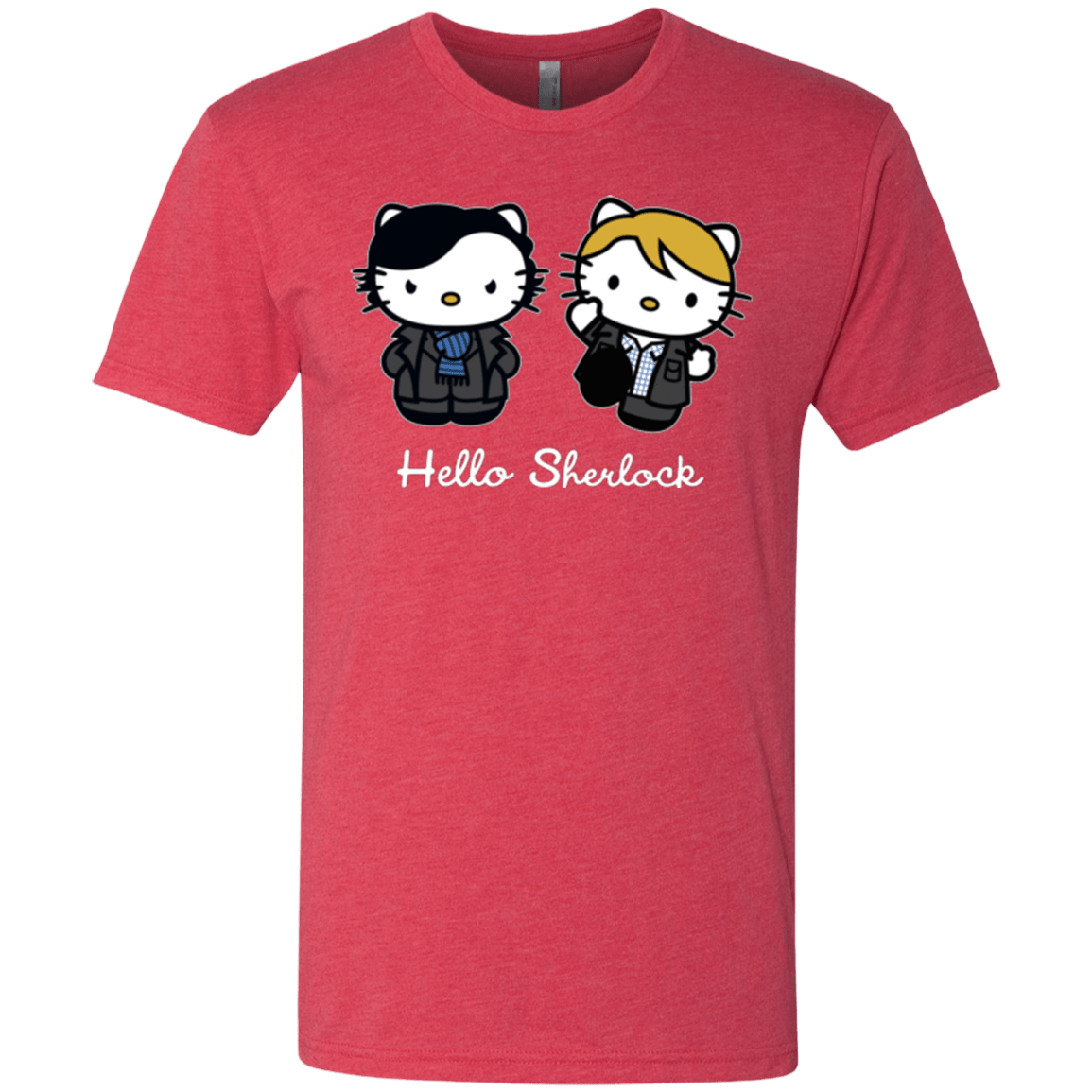 T-Shirts Vintage Red / Small Hello Sherlock Men's Triblend T-Shirt