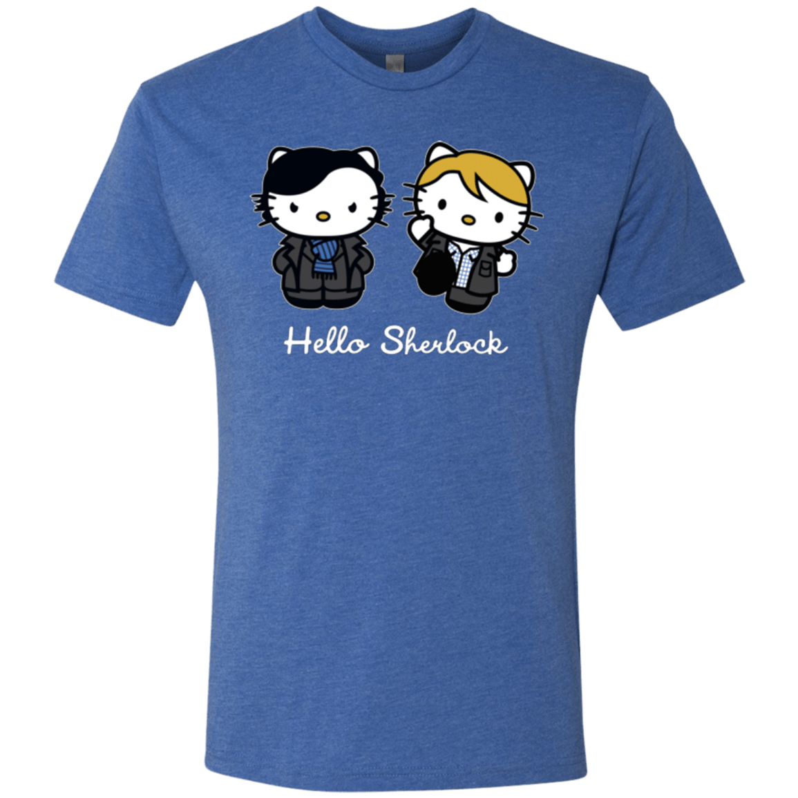T-Shirts Vintage Royal / Small Hello Sherlock Men's Triblend T-Shirt