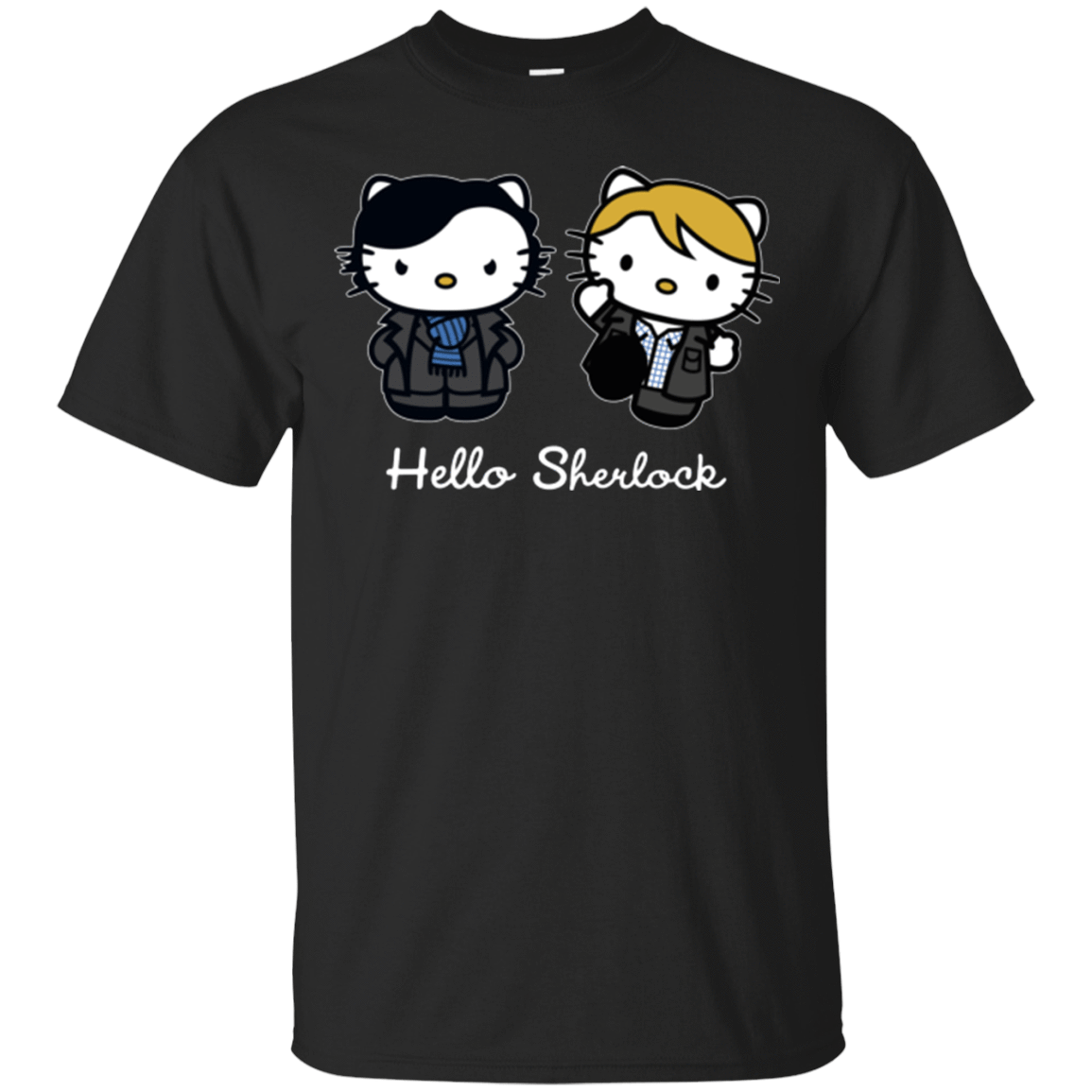 T-Shirts Black / Small Hello Sherlock T-Shirt