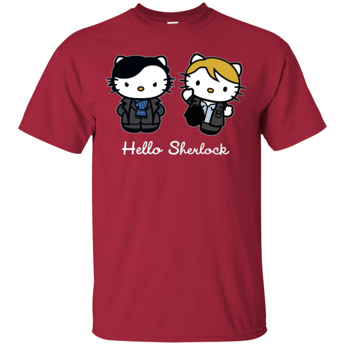 T-Shirts Cardinal / Small Hello Sherlock T-Shirt