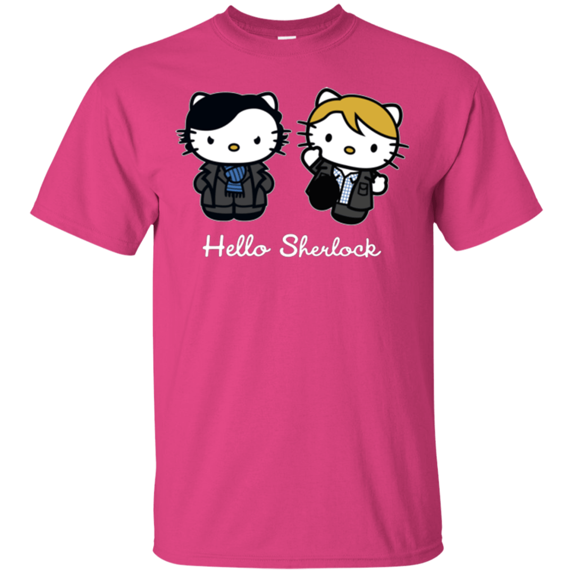 T-Shirts Heliconia / Small Hello Sherlock T-Shirt