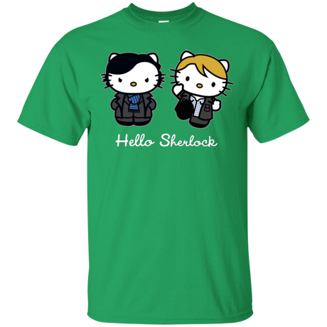 T-Shirts Irish Green / Small Hello Sherlock T-Shirt