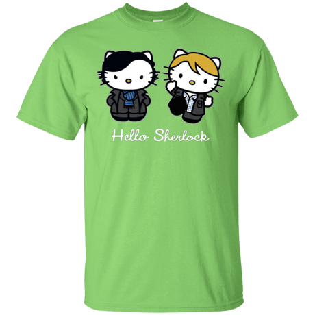 T-Shirts Lime / Small Hello Sherlock T-Shirt