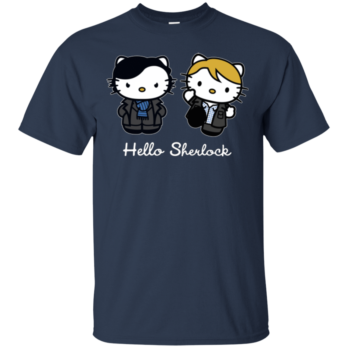 T-Shirts Navy / Small Hello Sherlock T-Shirt