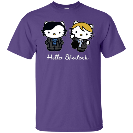T-Shirts Purple / Small Hello Sherlock T-Shirt