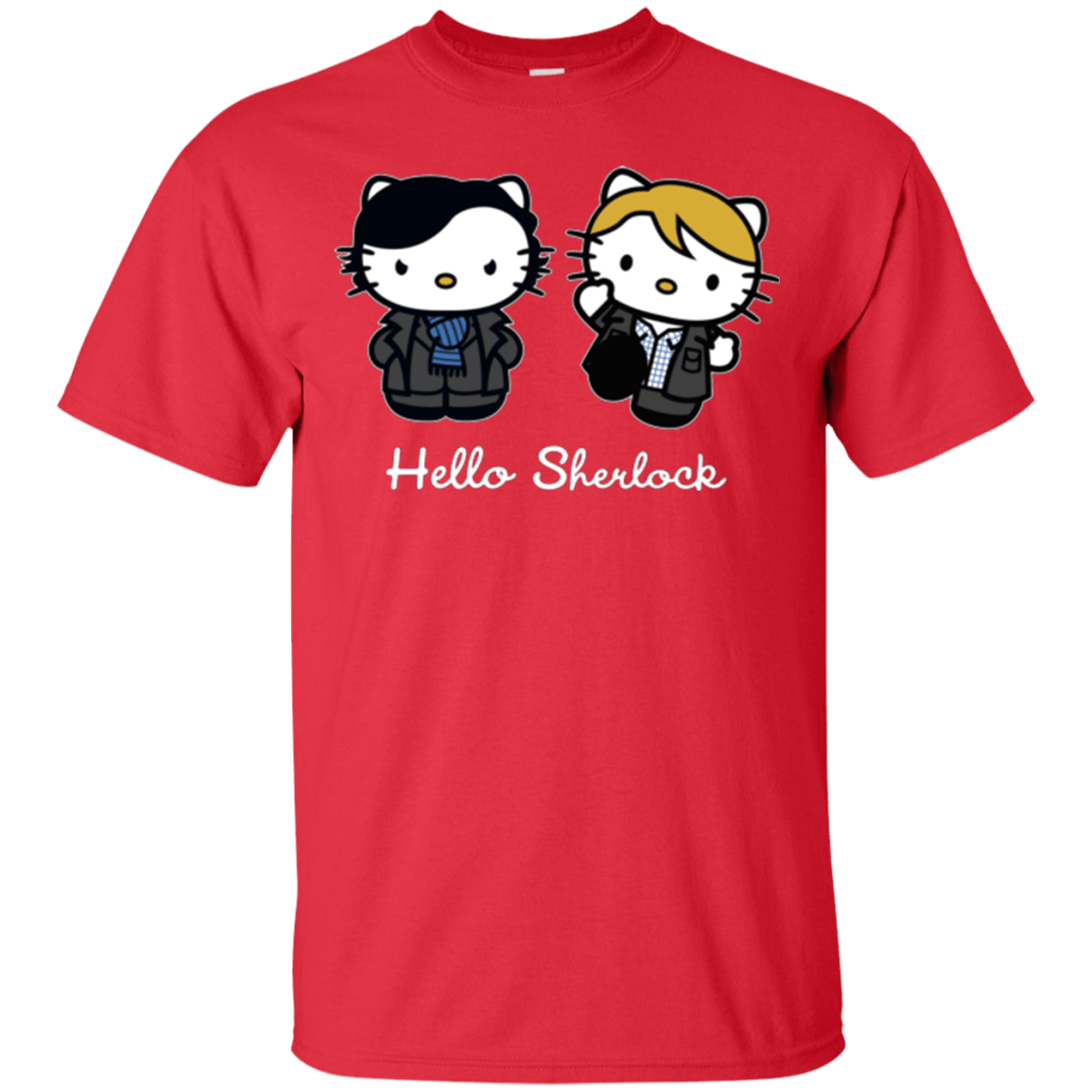 T-Shirts Red / Small Hello Sherlock T-Shirt