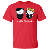 T-Shirts Red / Small Hello Sherlock T-Shirt