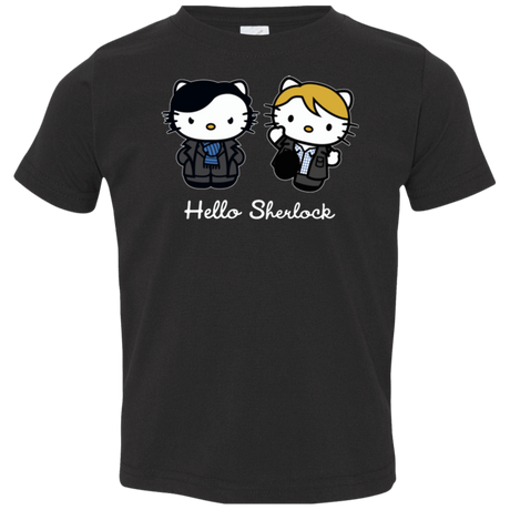 T-Shirts Black / 2T Hello Sherlock Toddler Premium T-Shirt