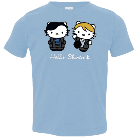 T-Shirts Light Blue / 2T Hello Sherlock Toddler Premium T-Shirt