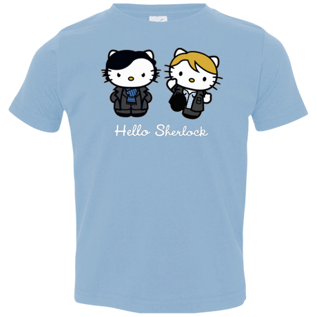T-Shirts Light Blue / 2T Hello Sherlock Toddler Premium T-Shirt