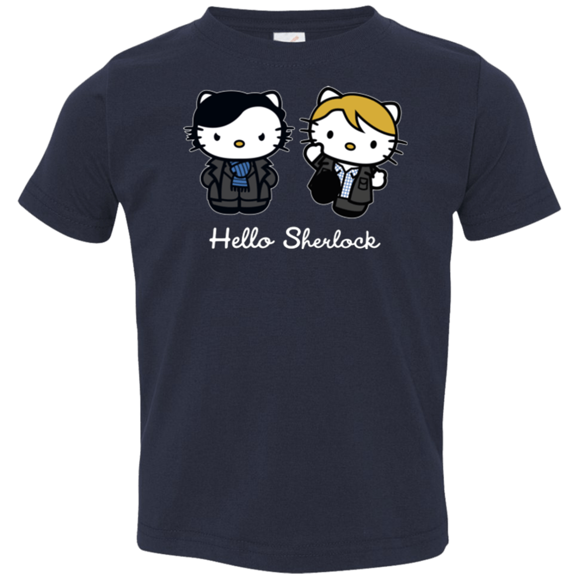 T-Shirts Navy / 2T Hello Sherlock Toddler Premium T-Shirt