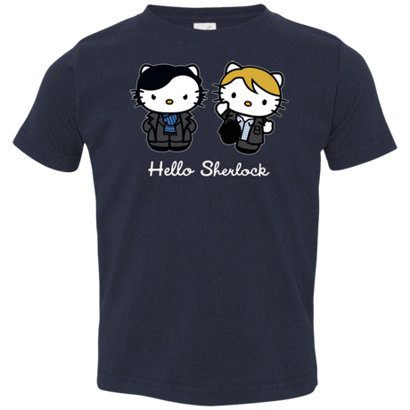 T-Shirts Navy / 2T Hello Sherlock Toddler Premium T-Shirt