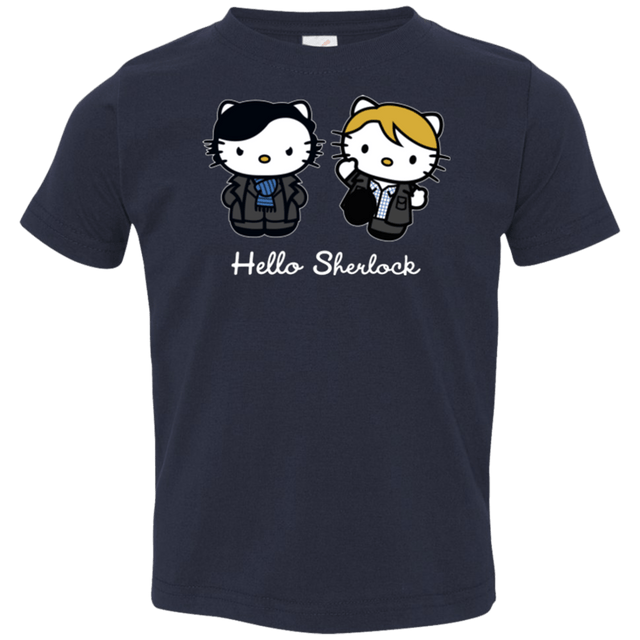 T-Shirts Navy / 2T Hello Sherlock Toddler Premium T-Shirt