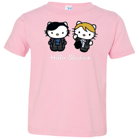 T-Shirts Pink / 2T Hello Sherlock Toddler Premium T-Shirt