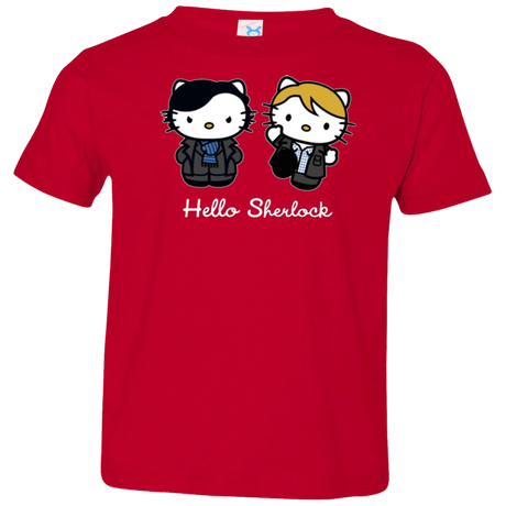 T-Shirts Red / 2T Hello Sherlock Toddler Premium T-Shirt