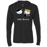 T-Shirts Vintage Black / X-Small Hello Sherlock Triblend Long Sleeve Hoodie Tee