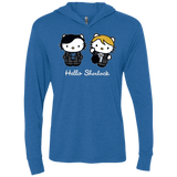 T-Shirts Vintage Royal / X-Small Hello Sherlock Triblend Long Sleeve Hoodie Tee