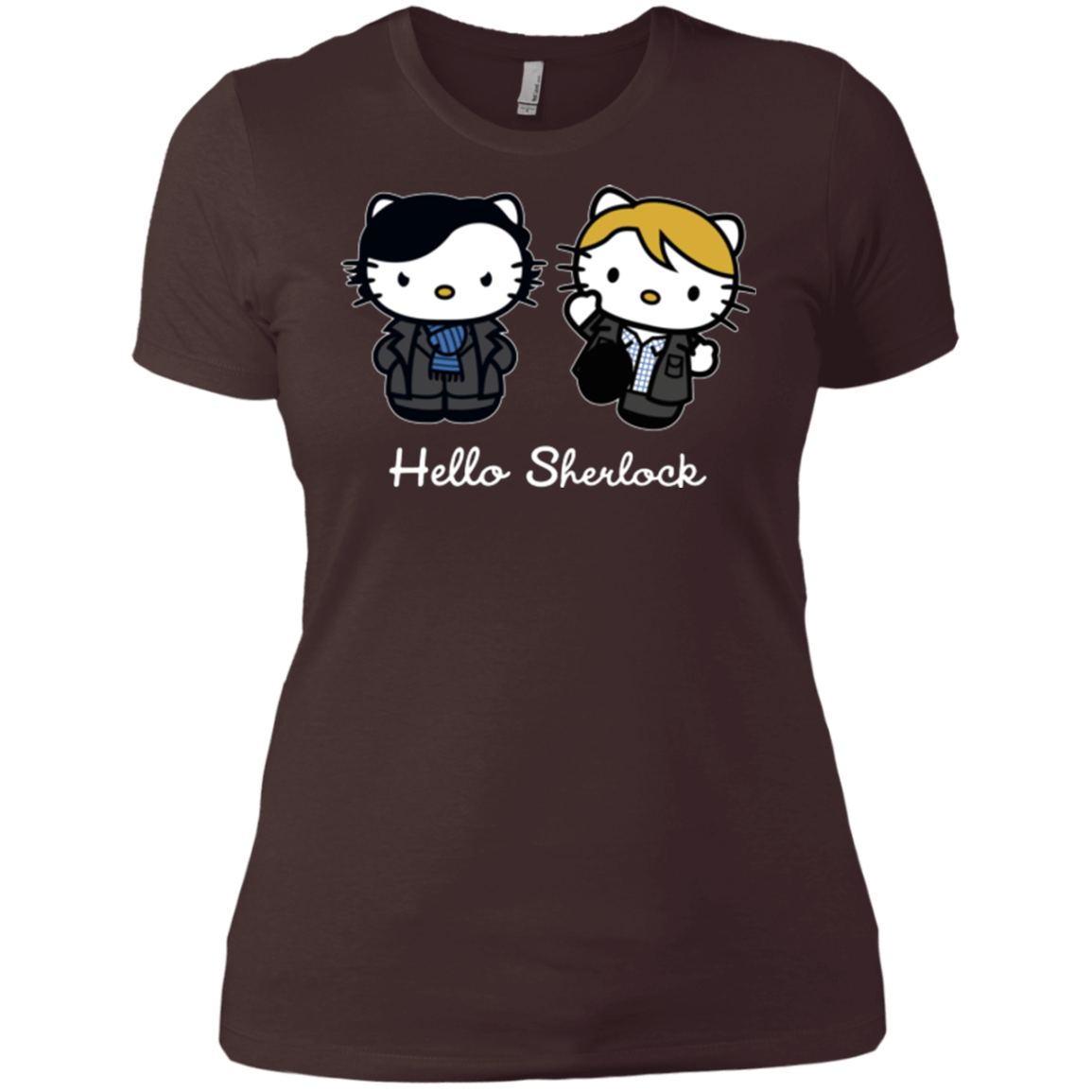 T-Shirts Dark Chocolate / X-Small Hello Sherlock Women's Premium T-Shirt