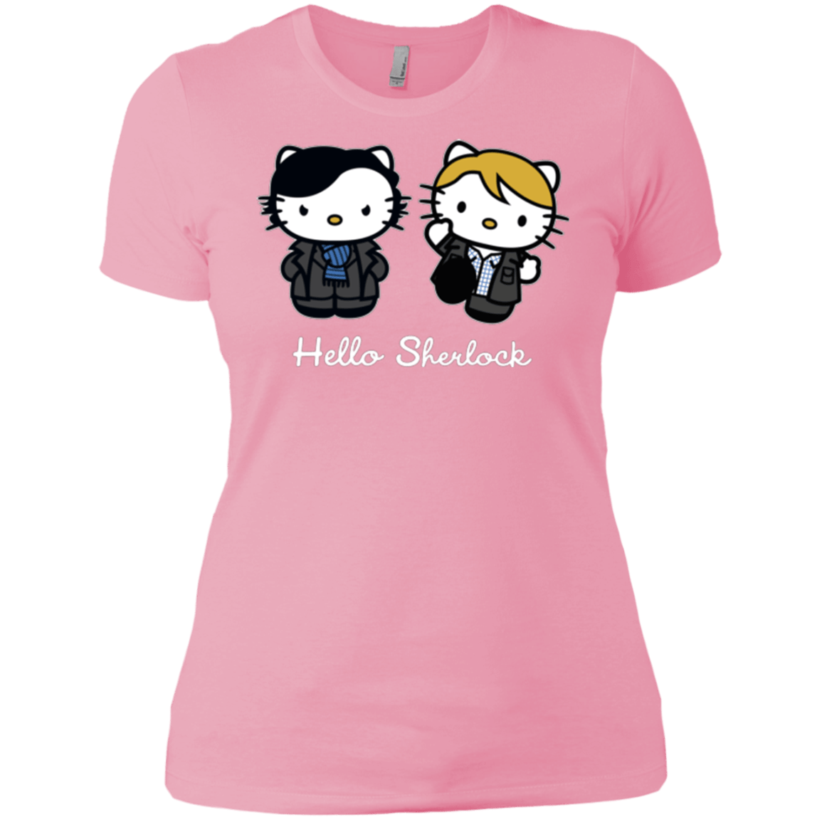 T-Shirts Light Pink / X-Small Hello Sherlock Women's Premium T-Shirt