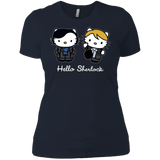 T-Shirts Midnight Navy / X-Small Hello Sherlock Women's Premium T-Shirt