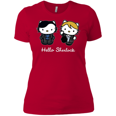 T-Shirts Red / X-Small Hello Sherlock Women's Premium T-Shirt