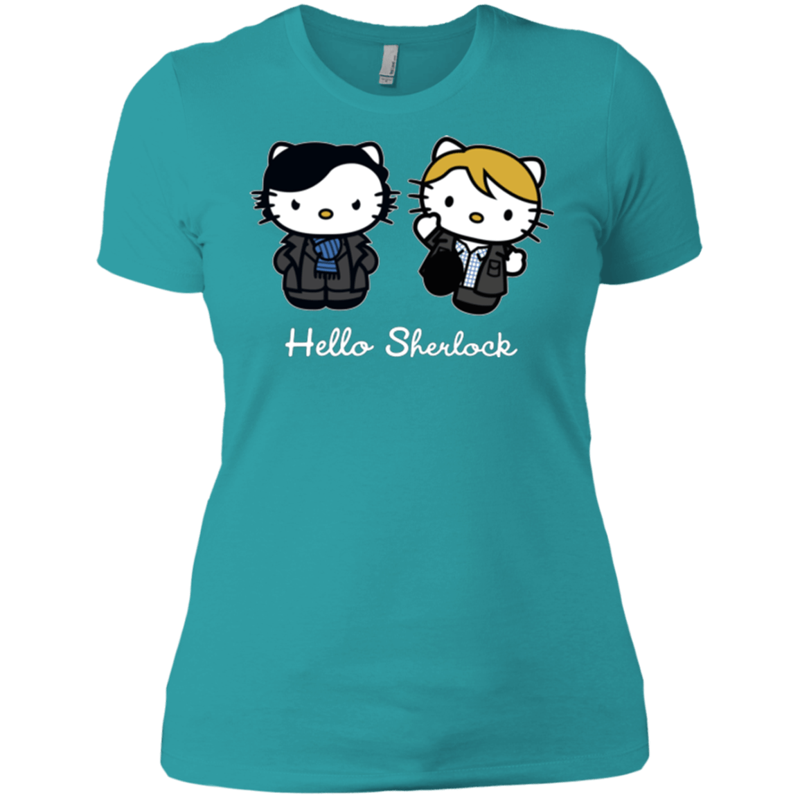 T-Shirts Tahiti Blue / X-Small Hello Sherlock Women's Premium T-Shirt