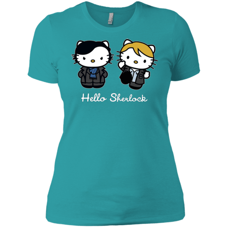 T-Shirts Tahiti Blue / X-Small Hello Sherlock Women's Premium T-Shirt