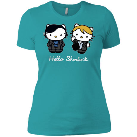 T-Shirts Tahiti Blue / X-Small Hello Sherlock Women's Premium T-Shirt