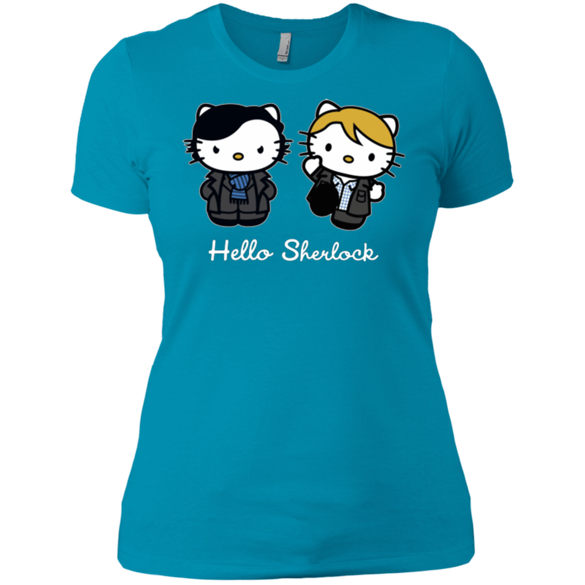 T-Shirts Turquoise / X-Small Hello Sherlock Women's Premium T-Shirt