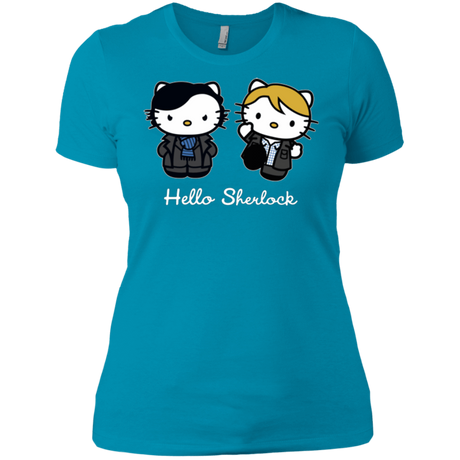 T-Shirts Turquoise / X-Small Hello Sherlock Women's Premium T-Shirt
