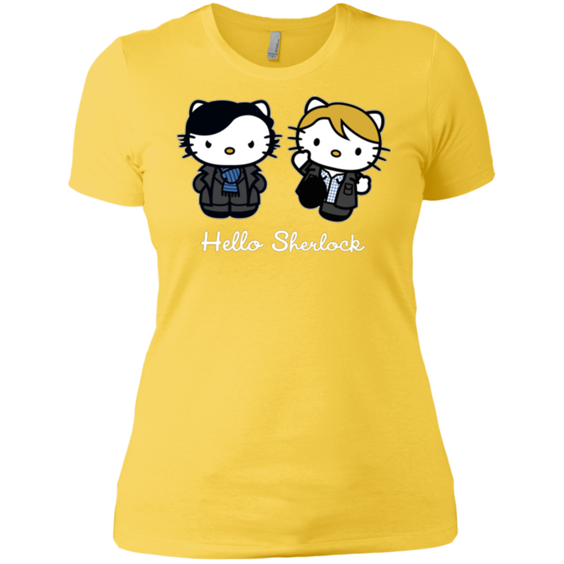 T-Shirts Vibrant Yellow / X-Small Hello Sherlock Women's Premium T-Shirt