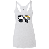 T-Shirts Heather White / X-Small Hello Sherlock Women's Triblend Racerback Tank