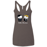 T-Shirts Macchiato / X-Small Hello Sherlock Women's Triblend Racerback Tank