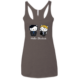 T-Shirts Macchiato / X-Small Hello Sherlock Women's Triblend Racerback Tank