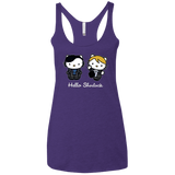 T-Shirts Purple / X-Small Hello Sherlock Women's Triblend Racerback Tank