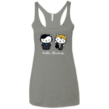 T-Shirts Venetian Grey / X-Small Hello Sherlock Women's Triblend Racerback Tank