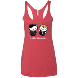 T-Shirts Vintage Red / X-Small Hello Sherlock Women's Triblend Racerback Tank