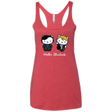 T-Shirts Vintage Red / X-Small Hello Sherlock Women's Triblend Racerback Tank