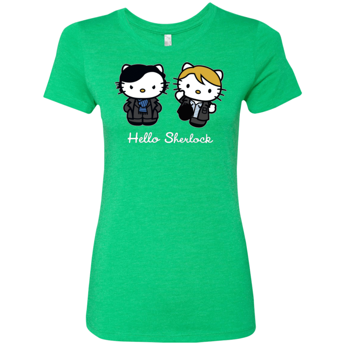 T-Shirts Envy / Small Hello Sherlock Women's Triblend T-Shirt