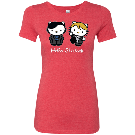 T-Shirts Vintage Red / Small Hello Sherlock Women's Triblend T-Shirt